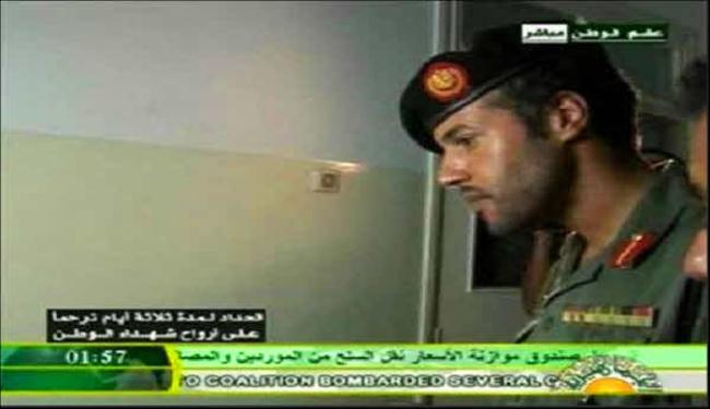 خميس القذافي يظهر على التلفزيون الليبي