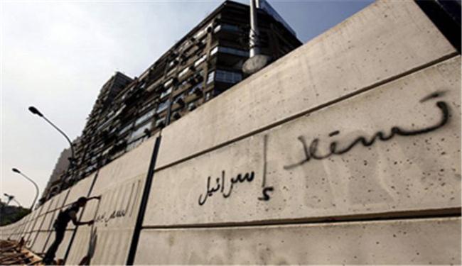مظاهرة باتجاه السفارة الاسرائيلية بالقاهرة لهدم الجدار