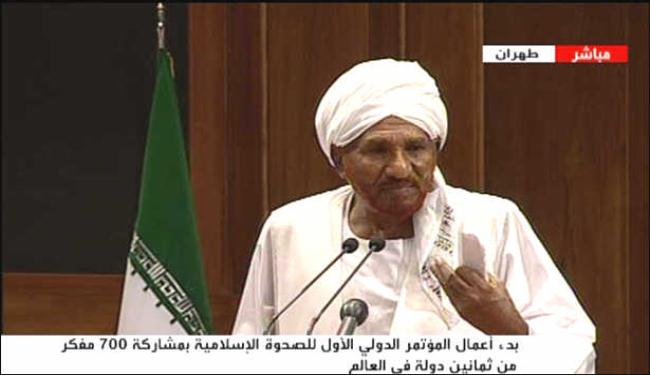 المهدي: الامة الاسلامية بحاجة ماسة للوحدة حاليا