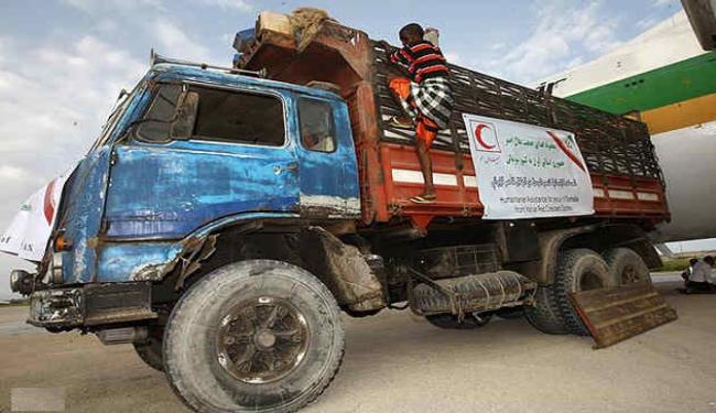 ارسال الشحنة ال 15 من المساعدات الايرانية الى الصومال