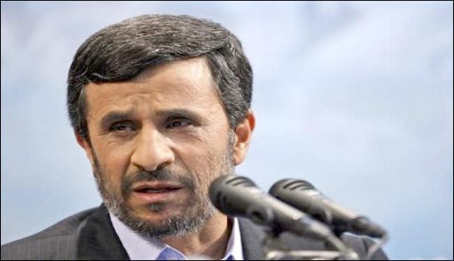 احمدي نجاد: الفلسطينيون يتمكنون من انتزاع الاعتراف بدولتهم