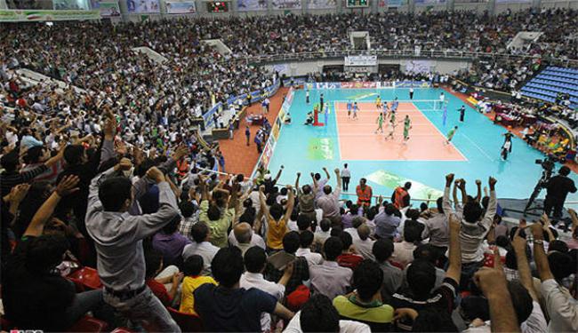 فوز منتخب ايران للكرة الطائرة على الهند   