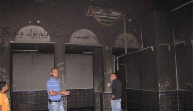 حزب الله يدين احراق  مسجد بالاراضي المحتلة