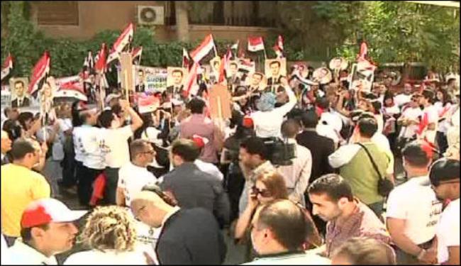 اعتصام للشباب السوري للتنديد بالموقف الاميركي والاوروبي