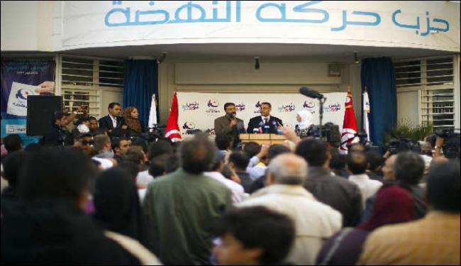 حزب النهضة التونسي يفوز وفقا للنتائج الجزئية 