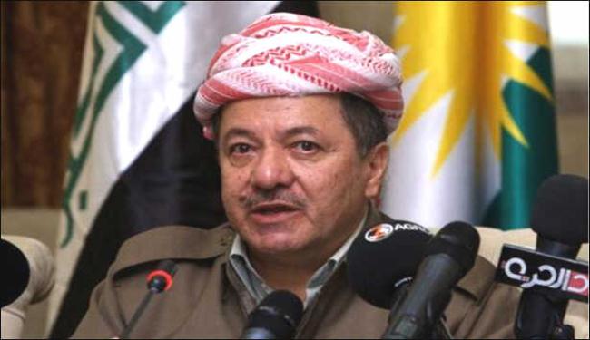 مسعود بارزاني يصل طهران ويلتقي صالحي