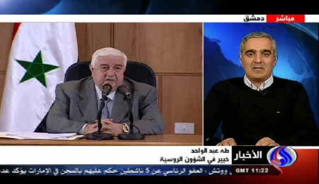 موسكو لن تسمح بأي تدخل عسكري ضد سوريا 