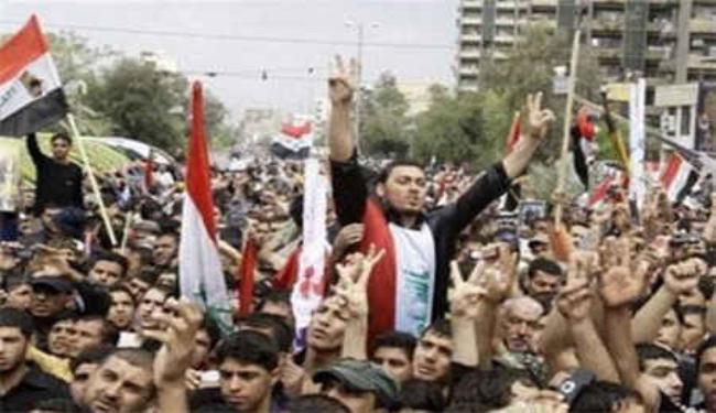 العراقيون يتظاهرون للمطالبة بمحاكمة الهاشمي في بغداد