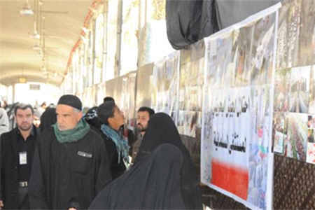 نمایشگاه عکس انقلاب بحرین در کربلا