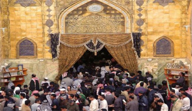 مئات الآلاف يحيون ذكرى وفاة الرسول (ص) بالنجف الأشرف