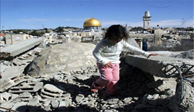 نزوح 550 فلسطينيا بسبب هدم المنازل خلال عام 2011