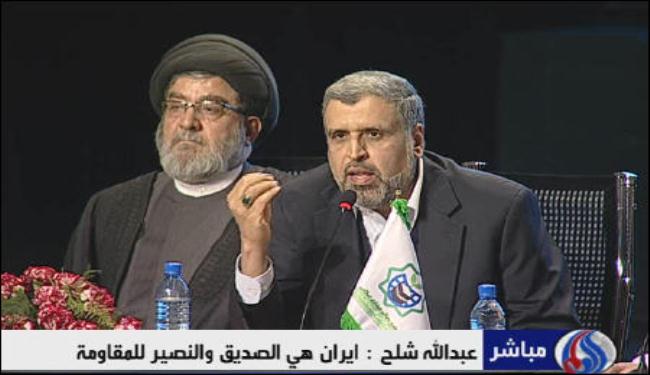 شلح: ايران النصير الاول لقضايا الامة ويجب الوقوف معها