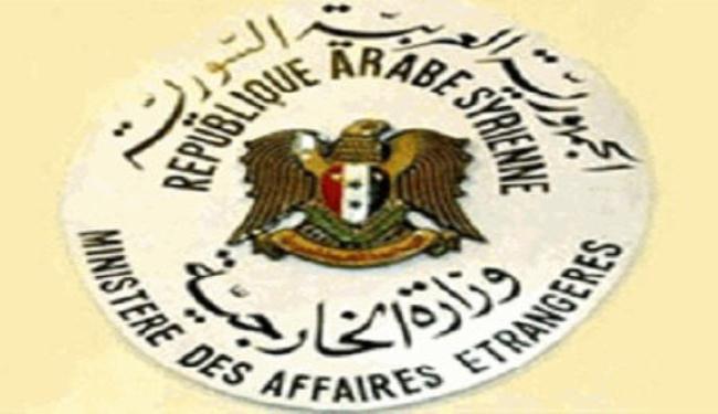 دمشق تندد بالتصريحات العدائية للدول الغربية