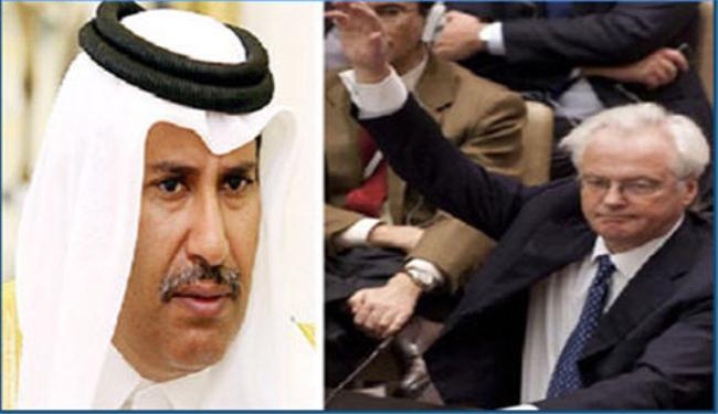 مندوب روسيا يوبخ حمد ويهدده بمحو قطر