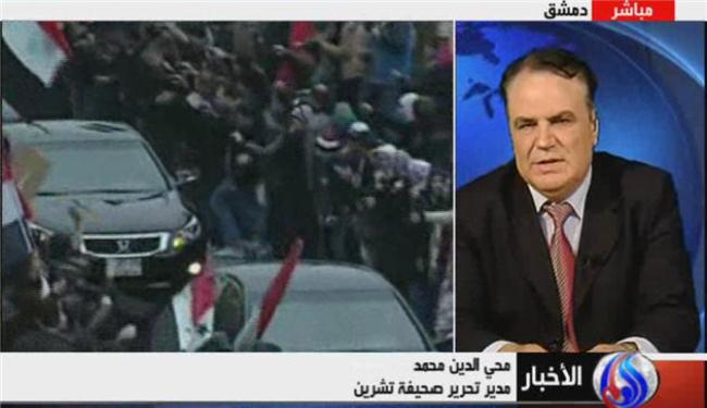 خروج حشود السوريين يؤكد شعبية النظام