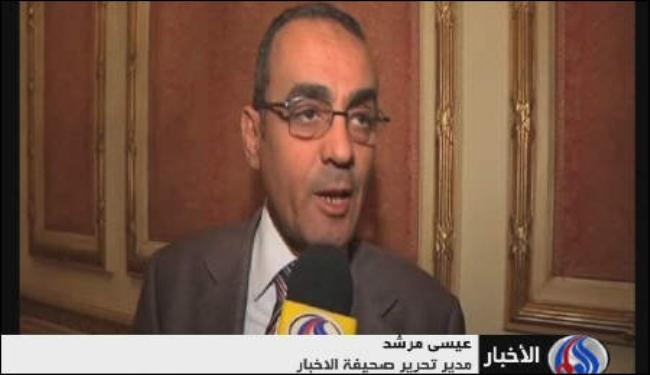 غضب المعتصمين من تصريحات الجنزوري