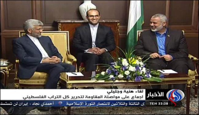 هنية يؤكد دور ايران بانتصار غزة وصفقة التبادل