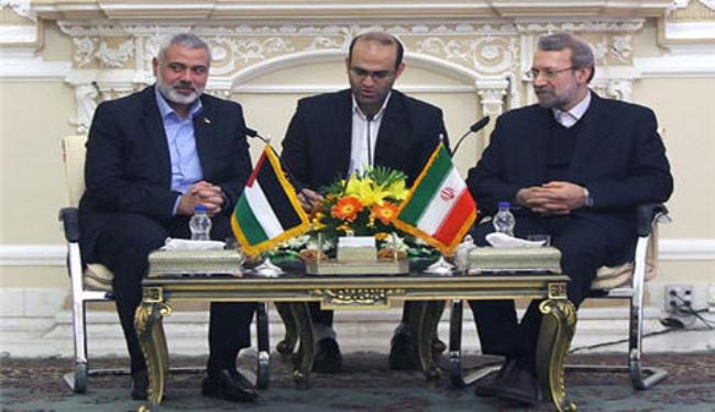 لاريجاني يؤكد موقف طهران الداعم للقضية الفلسطينية