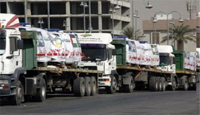 قافلة مساعدات أوروبية تستعد لدخول قطاع غزة الأحد