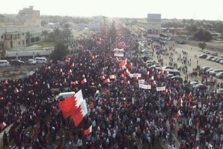 شیخ عیسی قاسم درجمع 500 هزار بحرینی