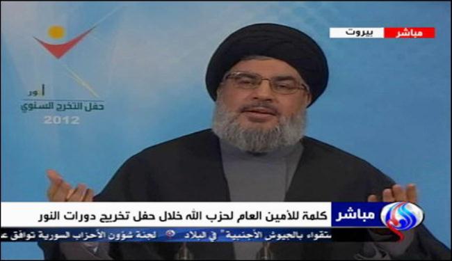نصر الله:لبعض الحكام العرب مصلحة في امية وبطالة الشعوب 