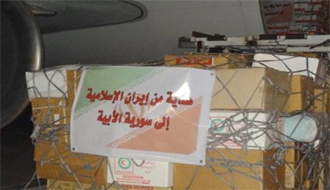 اول شحنة مساعدات ايرانية تصل الى سوريا