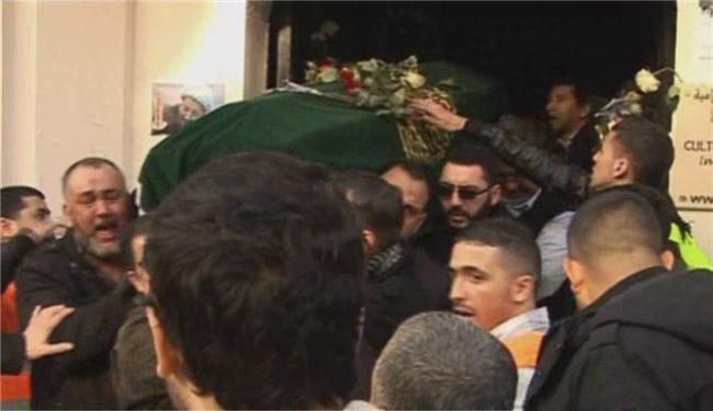 تشييع الشهيد إمام مسجد الرضا (ع) في بروكسل