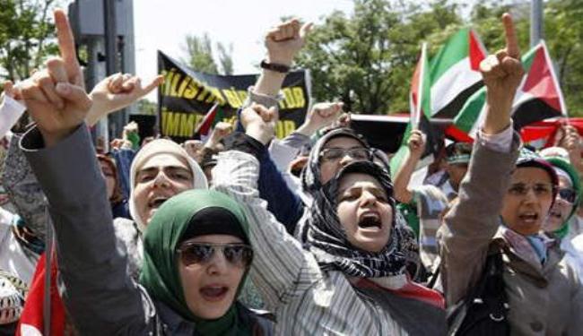 قافلة القدس تصل دمشق وسط استقبال حاشد