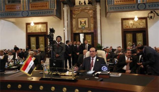 المالكي يؤكد دعم العراق للشعوب المطالبة بالحرية