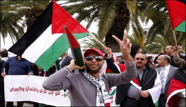 تظاهرة في تونس ضد اي تطبيع للعلاقات مع 