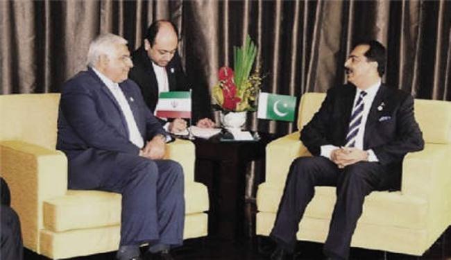 جيلاني يدعو لتعزيز التعاون التجاري مع ايران