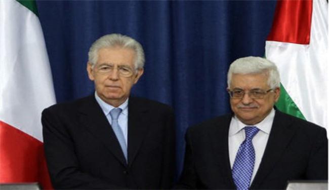 عباس يلتقي برئيس وزراء ايطاليا بالضفة الغربية