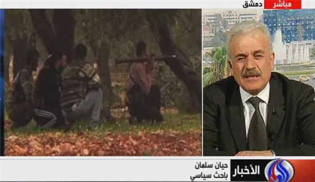 سوريا تندد بالدعم المادي واللوجستي للمسلحين