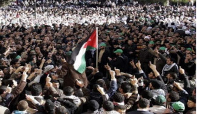 اعتصام قرب سفارة الكيان الاسرائيلي في عمان