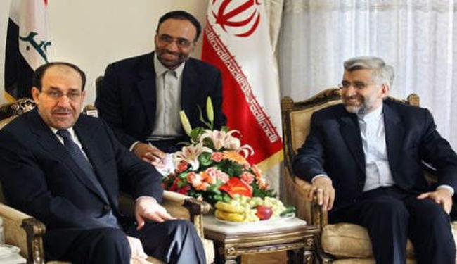 نوري المالکي يلتقي بسعيد جليلي في طهران