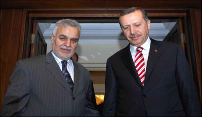 نائب الرئيس العراقي المطلوب للقضاء يلتقي اردوغان