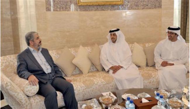 مشعل في الإمارات لبحث ملف المصالحة الفلسطينية