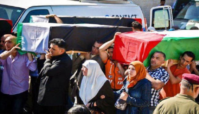 الشعب الفلسطيني يكرم جثامين الشهداء العائدين