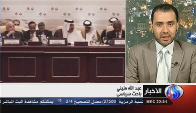 دعوة قطر اللجوء للفصل السابع بمثابة انهاء لخطة انان