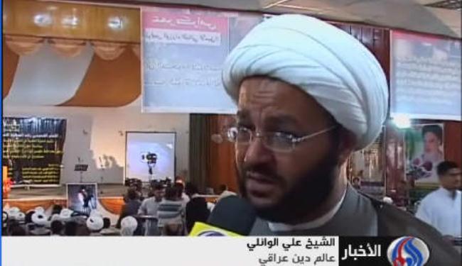 حفل تابيني في النجف لاحياء ذكرى رحيل الامام الخميني 