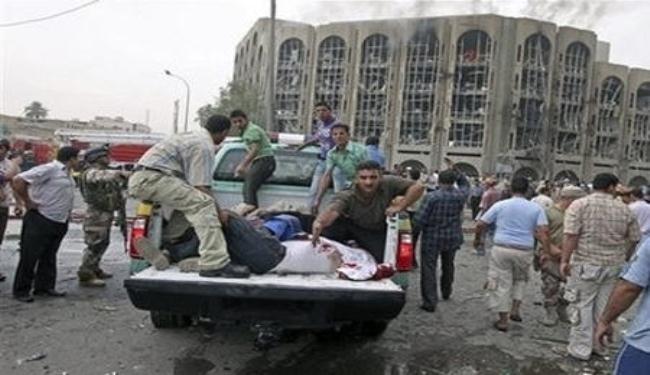 مقتل 26 وجرح 190 بتفجير مقر الوقف الشيعي ببغداد