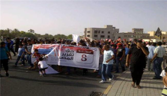 مسيرات حاشدة بالبحرين تطالب بالافراج عن المعتقلين