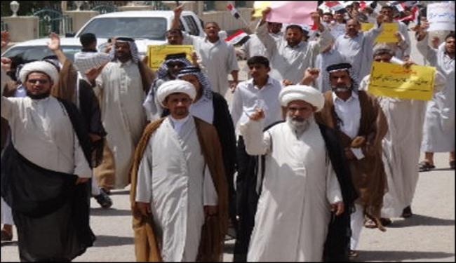 تظاهرة بالنجف الأشرف تندد بالتدخل السعودي بشؤون العراق