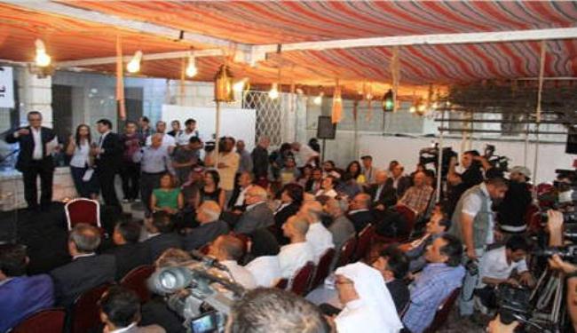 شخصية ثقافية اردنية يهتف تأييدا لبشار الأسد