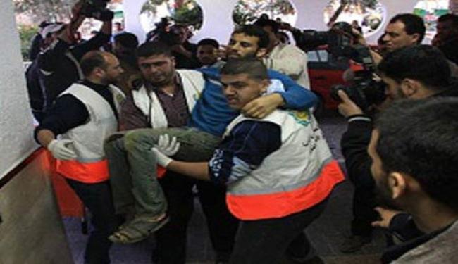 جريحان فلسطينيان في قصف اسرائيلي على غزة