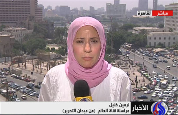 مصری‌ها پیروزی مرسی را جشن گرفته‌اند