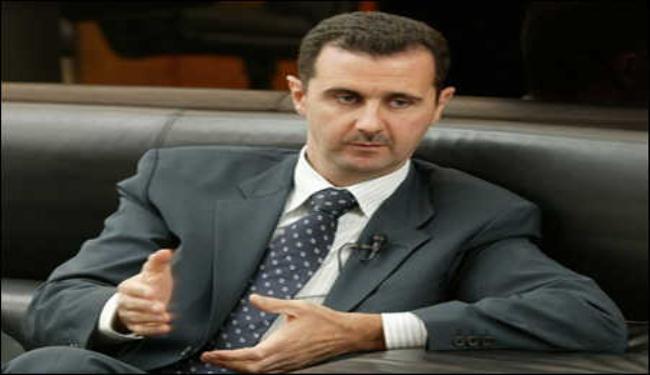 الاسد: من واجبنا القضاء على الارهابيين لحماية الشعب