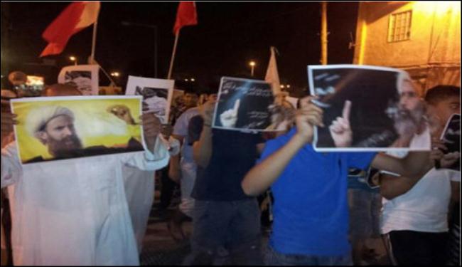 احتجاجات في لندن على اعتقال الشيخ النمر