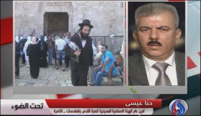 شخصية مسيحية فلسطينية : الاحتلال يريد تقسيم الاقصى
