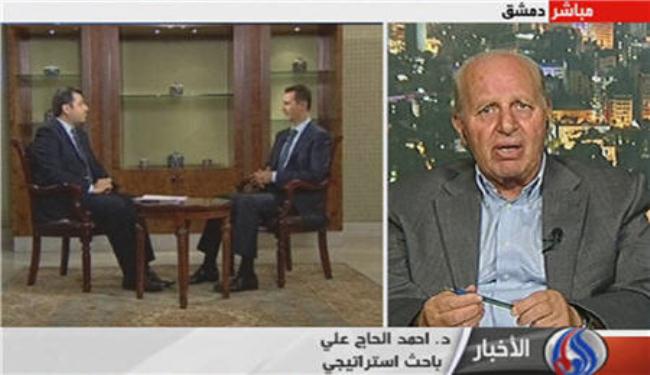 باحث استراتيجي: الاسد أكد بكلامه ثبات الموقف السوري ومشروعيته 